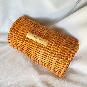 Lilly Pulitzer Rattan Clutch